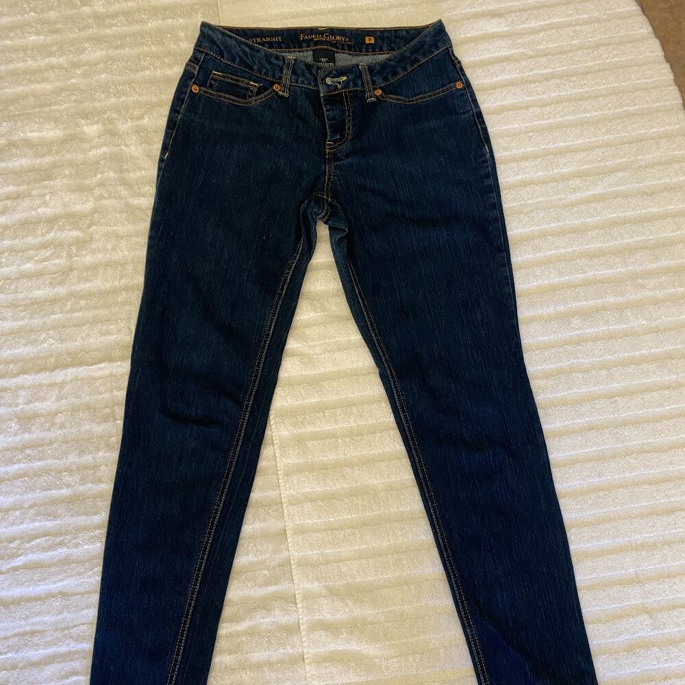 Skinny leg denim jeans; Faded Glory brand